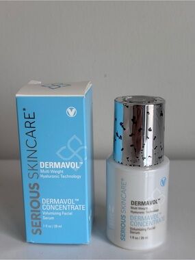 Serious Skincare Dermavol Concentrate Volumizing Facial Serum 1 fl Oz New Sealed